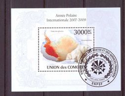 COMORES 2010 ANNEE POLAIRE YVERT N°B250  OBLITERE - International Polar Year