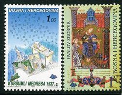 BOSNIA & HERZEGOVINA (Sarajevo) 1999 Cultural Heritage MNH / **.  Michel 177-78 - Bosnia And Herzegovina