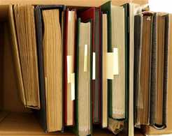 ESTATE CLEARANCE CARTON  An Unchecked Mint, Nhm & Used, ALL PERIODS Unchecked Range In A Pile Of Stock Books. At A Glanc - Other & Unclassified