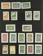 1910 IMPERF PROOFS.  An Attractive Collection Of "Viceroy Centenary" Imperf Proofs On Thin Laid Paper In Single Printed  - Other & Unclassified