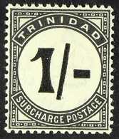POSTAGE DUE  1923-45 (watermark Mult Script CA) 1s Black, Upright Stroke Variety, SG D25a, Very Fine Mint. For More Imag - Trinité & Tobago (...-1961)