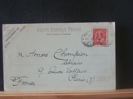 88/489 CP CANADA 1905 POUR LA PARIS - Cartas & Documentos