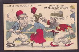 CPA Maroc Caricature Satirique Non Circulé Marianne Sultan - Autres & Non Classés