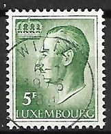 LUXEMBOURG    -   1971.   Y&T N° 780 Oblitéré.   Grand - Duc  Jean . - 1965-91 Jean