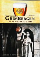 Carte Postale Publicité Bouteille De Bière - Grimbergen - Bière