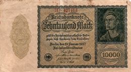 GERMANIA  10000 MARK 1922  P-72  Circ - 10000 Mark