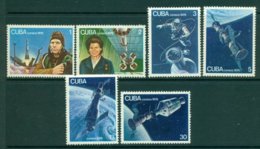 CUBA 1976 Mi 2125-30** Space [A5877] - América Del Norte