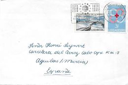 LUXEMBOURG - Enveloppe Cad 23 03 1970 Canalisation De La Moselle - Storia Postale