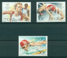 MALTA 1992 Mi 890-92** Olympic Summer Games, Barcelona [L 2125] - Summer 1992: Barcelona