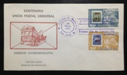 Costa Rica, Uncirculated FDC, « U.P.U. », 1974 - Costa Rica