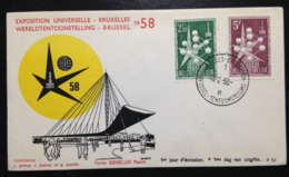 Belgium, Uncirculated FDC, « Exposition Universelle », « Bruxelles », 1958 - 1958 – Brussels (Belgium)