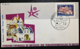 Belgium, Uncirculated FDC, « Exposition Universelle », « Bruxelles », 1958 - 1958 – Brüssel (Belgien)