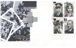 (B 2) Australia - FDC Cover - Remember 1945 (3 Covers) 2012 (Military) - Omslagen Van Eerste Dagen (FDC)