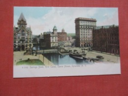 Rotograph >  Savings Bank & Erie Cancel     Syracuse   New York        Ref 4192 - Syracuse