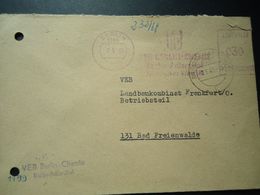 GERMANY BERLIN MACHINE STAMPS 1968 2 SCAN - Maschinenstempel (EMA)