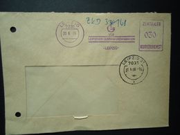 GERMANY BERLIN MACHINE STAMPS 1968 2 SCAN - Maschinenstempel (EMA)