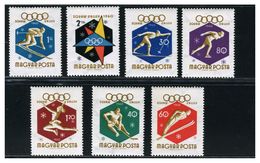 UNGHERIA - MAGYAR  - GIOCHI OLIMPICI INVERNALI 1960 - SQUAW VALLEY - MNH - Hiver 1960: Squaw Valley