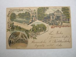 BREMERHAVEN LEHE Speckenbüttel , Seltene Karte Um 1900 - Bremerhaven