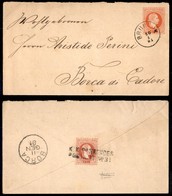 KK Fahrendes Postant N. 31 (P.ti 7) - 5 Kreuzer (34) Al Retro Di Busta Postale Da 5 Kreuzer Da Brunico A Borca Del 10.1. - Other & Unclassified