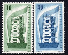 Germany 1956 Europa CEPT Set Of 2, Lightly Hinged Mint (A) - 1956