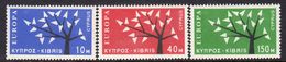 Cyprus 1962 Europa CEPT Set Of 3, MNH (A) - 1962