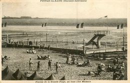 Fouras Les Bains * Piscine De La Grande Plage Et , Au Fond , L'ile Madame - Fouras-les-Bains