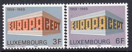 Luxembourg 1969 Europa CEPT Set Of 2, MNH (A) - 1969