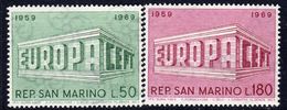 San Marino 1969 Europa CEPT Set Of 2, MNH (A) - 1969