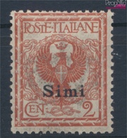 Ägäische Inseln 3XII Postfrisch 1912 Aufdruckausgabe Simi (9465599 - Ägäis (Simi)