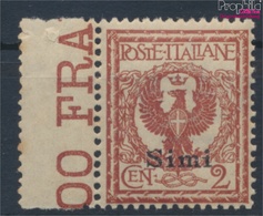 Ägäische Inseln 3XII Postfrisch 1912 Aufdruckausgabe Simi (9465606 - Aegean (Simi)