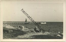 Pelzerhaken - Strand - Foto-AK - Stempel: Verlag Julius Simonsen Oldenburg - Neustadt (Holstein)