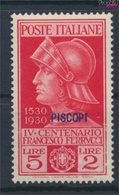 Ägäische Inseln 30IX Postfrisch 1930 Ferrucci Aufdruckausgabe Piscopi (9465472 - Egeo (Piscopi)