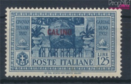 Ägäische Inseln 94I Mit Falz 1932 Garibaldi Aufdruckausgabe Calino (9465424 - Egée (Calino)