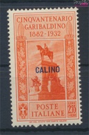 Ägäische Inseln 96I Mit Falz 1932 Garibaldi Aufdruckausgabe Calino (9465423 - Egeo (Calino)