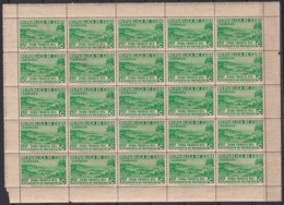 1936-360 CUBA REPUBLICA (LG1963) 1936 10c YUMURI VALLEY  ZONA FRANCA MATANTAS  ERFORATED BLOCK 25. 70 - Other & Unclassified