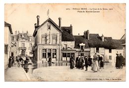 Bar Sur Seine Crue 1910 Place Du  Marché - Bar-sur-Seine