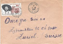 Burkina Faso Haute Volta 1976 Orodara Catholic Missionary Templier Church Architecture Cover - Burkina Faso (1984-...)