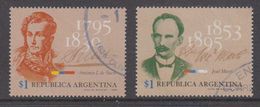 Argentina 1995 De Sucre & Marti 2v Used (48368) - Oblitérés