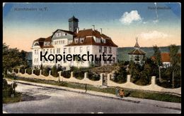 ALTE POSTKARTE KIRCHHEIM U. TECK HANDELSSCHULE Schule School école Berufsschule AK Ansichtskarte Cpa Postcard - Kirchheim