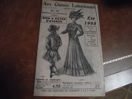 Aux Classes Laborieuses, Catalogue De Vente, été ,1908 - Other Plans