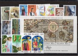 ISLANDE 1989 ** - Años Completos