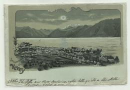 SOUVENIR DE VEVEY 1899  VIAGGIATA FP - Vevey