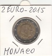 2 EURO PRINCIPATO DI MONACO 2015 - ALBERTO II - LEGGI - Herdenking