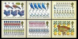 GB GREAT BRITAIN 1977 MINT PHQ CARDS 12 DAYS OF CHRISTMAS XMAS NO. 26 HENS DOVES PARTRIDGE GEESE SWANS BIRDS DRUMMERS - Cartes PHQ