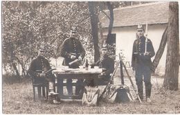 LÜBBEN Lausitz Brandenburger Jäger Kleines Biwak Mit Bewachung Original Fotokarte 6.6.1912 Gelaufen - Luebben (Spreewald)