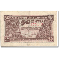 Billet, Espagne, LLOBREGA, 50 Centimes, Corne D'abondance, 1937, 1937, TTB - Autres & Non Classés