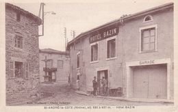 Cpa Dept 69 - St-André-la-Côte - Hôtel Bazin (voir Scan Recto-verso) - Saint-André-la-Côte