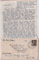 East London South Africa Farmer RAF Soldier Air Mail Cover To Scarborough Westwood Rise WW2 World War Cover With Text - Brieven En Documenten