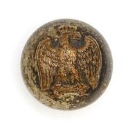 Bouton Chasseurs à Cheval De La GARDE IMPÉRIALE (1854-1870) Napoléon III°. 19 Mm. Grelot - Boutons