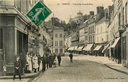 Dreux * Vue Prise Grande Rue * Café Du Paradis * Commerces Magasins - Dreux